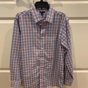 Boys Tommy Hilfiger Pink Blue Dress Shirt